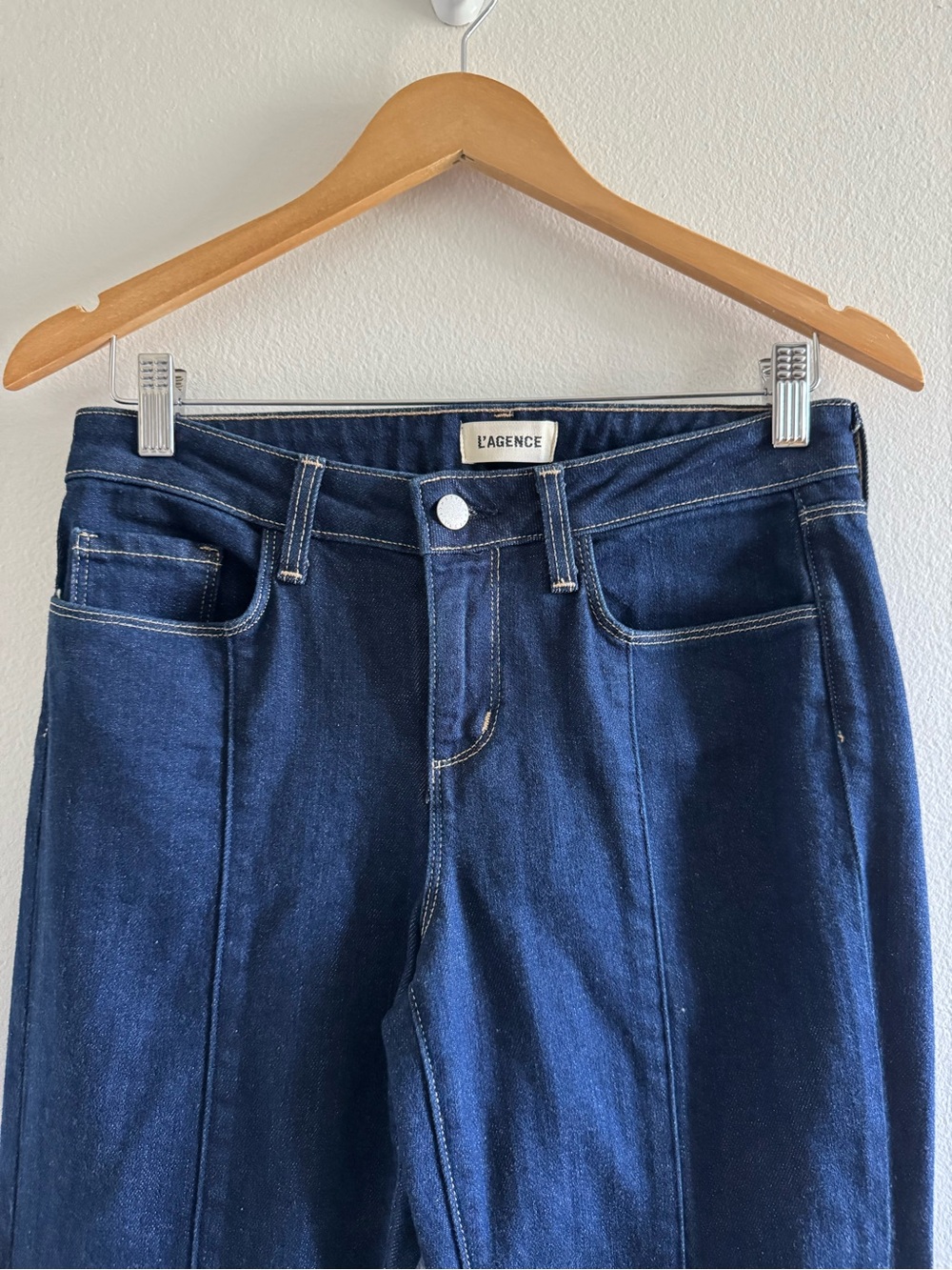 L’agence Lenora Low Rise Dark Wash Koval Jeans size 26 - Picture 7 of 11